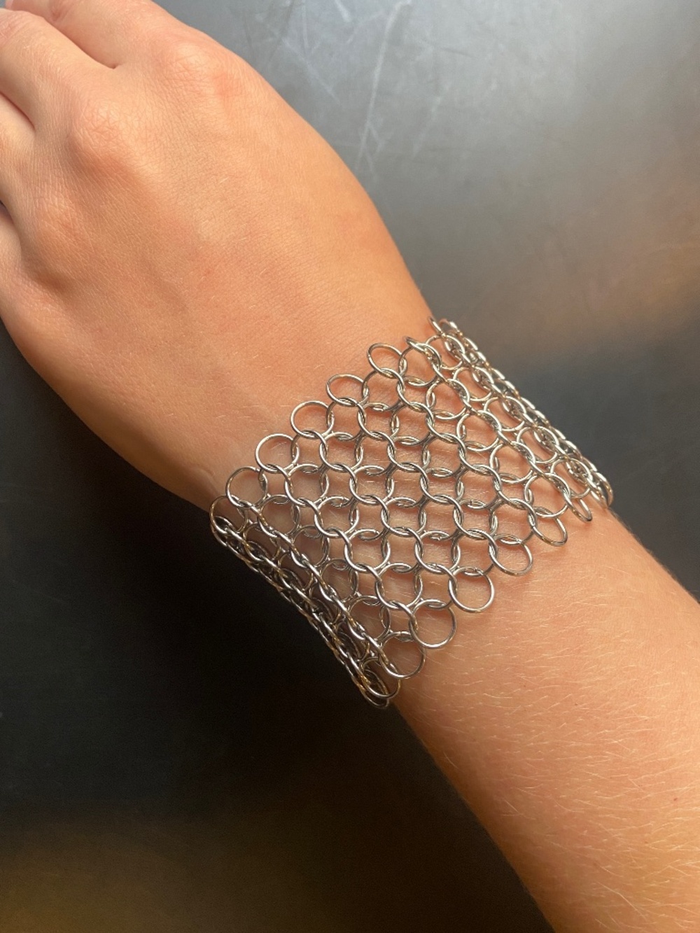 Handmade Chainmail Cuff/Bracelet